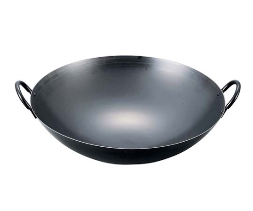 EBM 鉄ブルーテンパー プレス 中華両手鍋 30cm　2724300